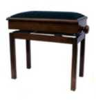 Woodhouse MS601b adjustable solo piano stool with storage